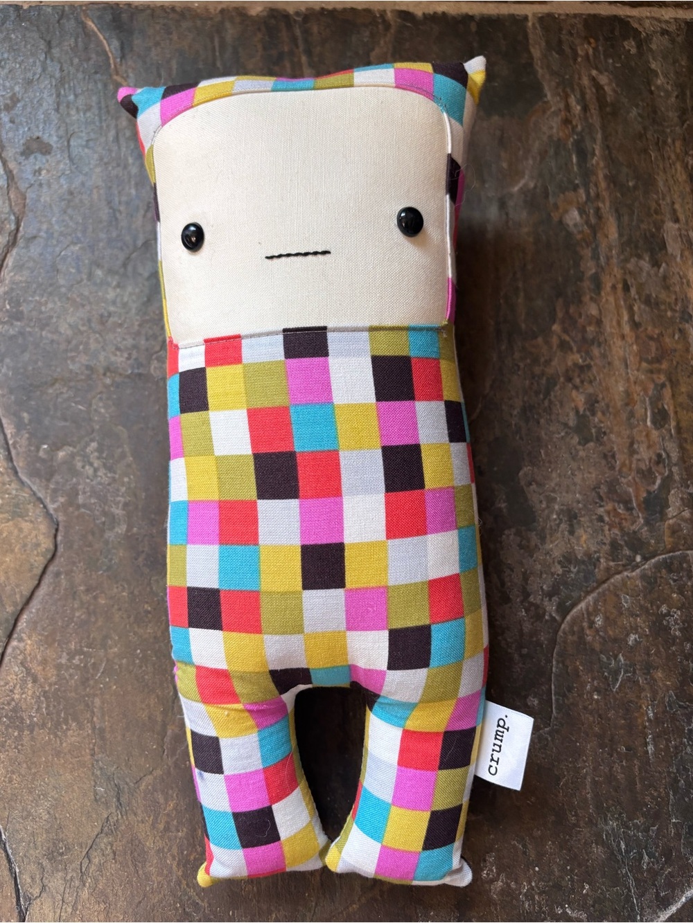 Multicolor Crump Life Plush Doll | Minimalist Kids Toy | 11” Multicolor